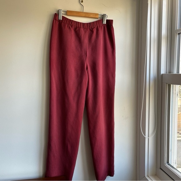 vintage relaxed silk trousers - Picture 1 of 8